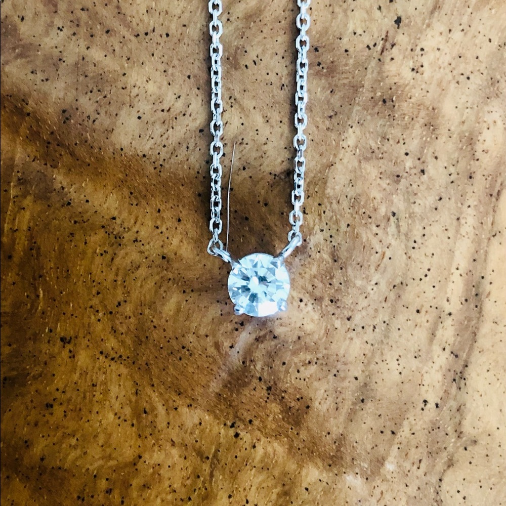 Diamond Solitaire Necklace